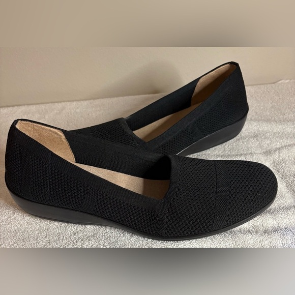 LifeStride Velocity 2.0 Black Women's Immy Ballet Flat Size 11M - Picture 2 of 9